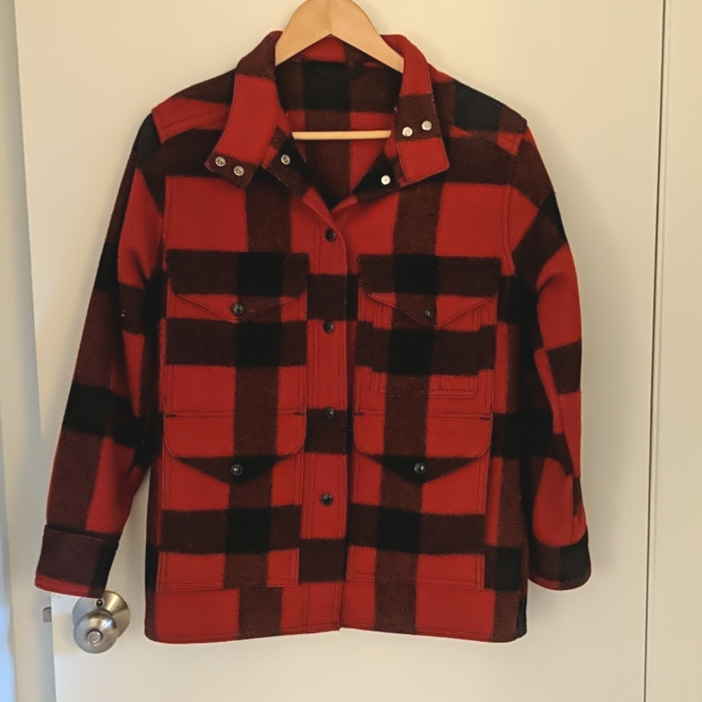 filson womens buffalo check jacket